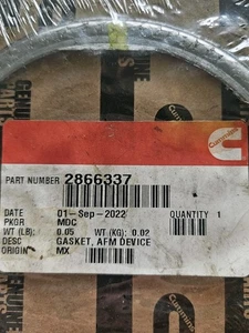 JUNTA DE BRIDA CUMMINS EXH 5" OEM 2866337 NOS 2866337 ENVÍO GRATUITO - Imagen 1 de 3