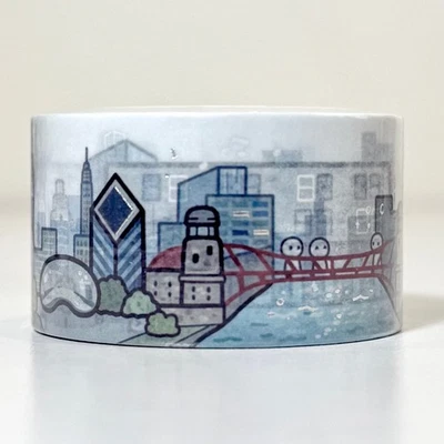 NEW TCMC The Coffee Monsterz Co Emotis In Chicago Washi Tape Roll - Image 1 of 4