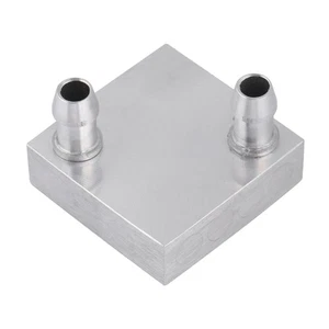 40x40mm Water Cooling Aluminum Block For CPU Radiator Liquid Water Heatsink NEW - Afbeelding 1 van 8