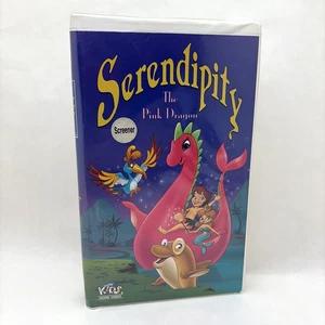 Serendipity The Pink Dragon (VHS, 1996) RARE SCREENER Clamshell, Just For Kids - Bild 1 von 5