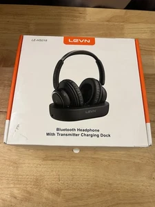LEVN (LE-HS018) Wireless Headphones for TV Watching Bluetooth Headphone w/ Dock - Bild 1 von 5