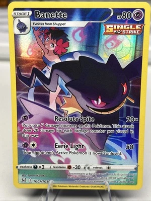 Banette TG07/TG30 Swsh11: Lost Origin Trainer Gallery Holo - Image 1 of 2