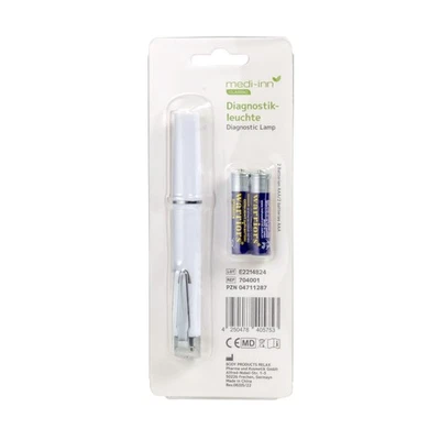 Medi-Inn Diagnostikleuchte, 1 Stück mit Batterien, Farbe weiß           - Bild 1 von 2