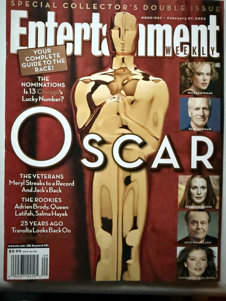 Entertainment Weekly Magazine Feb 21, 2003 Oscar Nominations  - Image 1 of 1