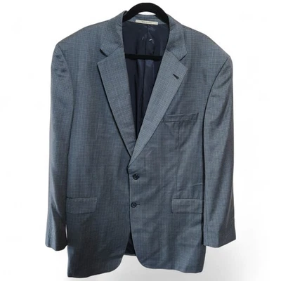 Burberry London Kensington Blazer Men’s 46 LONG Houndstooth Suit Jacket Wool - Image 1 of 4