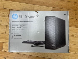 HP Slim S01-pF1013w (1TB HDD, Intel Celeron G5900, 3.40 GHz, 4GB RAM, Intel UHD - Picture 1 of 9