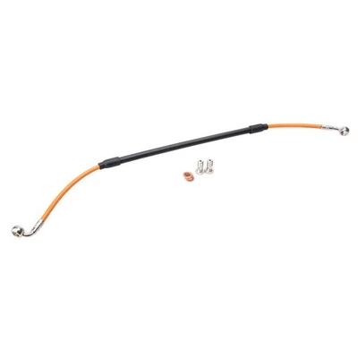 Tusk Rear Motorcycle Steel Braide BrakeLine Orange For HUSQVARNA TC 125 14-2017 Foto 1 de 4