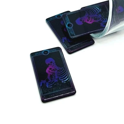 Dijes para cartas del tarot The Lovers negros y rosas, 39x22 mm - Vendedor de EE. UU. Foto 1 de 3