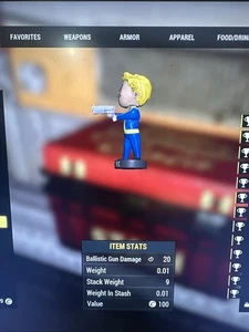 Fallout 76 Xbox Items! 1000 Small Guns Bobbleheads! - Picture 1 of 1