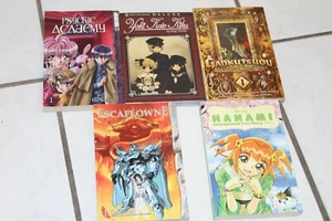 Lote de 5 libros de anime de novelas gráficas, Hanami, Yoki Koto Kiku, Academia Física - Imagen 1 de 9