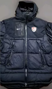 Nike Team USA Soccer Olympics Parka Stadium Jacket Puffer Mens Sz XXL 449655-472 - Picture 1 of 11