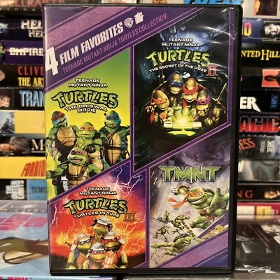 Teenage Mutant Ninja Turtles Original Movie II III & TMNT DVD 4 Film Favorites - Image 1 of 4