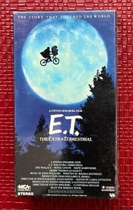 E.T. The Extra Terrestrial RARE W/Orange Watermark VHS Green/Black SEALED 1988 - Picture 1 of 6