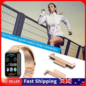 2pcs 24mm Metal Connector Accessories Watch Band Adaptor for Huawei Watch Fit 2 - Picture 1 of 8