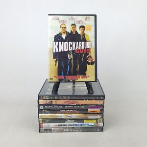 9 Vin Diesel DVDs Assorted Titles -Riddick Pitch Black Knockaround Boys & More