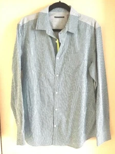 Elie Tahari Men’s Blue Pattern Button Down Shirt Size M  $195 - Picture 1 of 9
