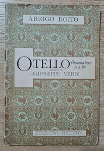 Arrigo Boito Otello musiche di Giuseppe Verdi Ed. Ricordi Milano - Imagen 1 de 2
