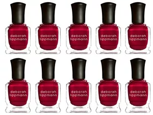 Lot 100 Deborah Lippmann Silk Matte Nail Polish Red Silk Boxers Limited Edition - Picture 1 of 4