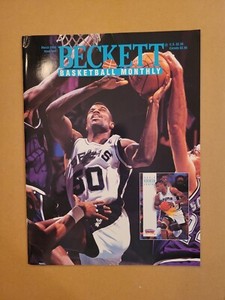 March 1994 Beckett Basketball Monthly Magazine #44 David Robinson Cover