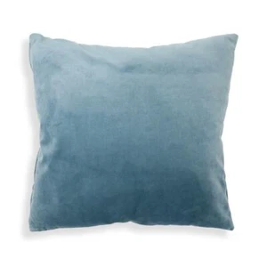 Cuscino In Velluto Azzurro Polvere Cuscino Per Arredo Salotto Cuscino Moderno - Picture 1 of 3