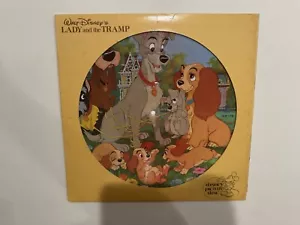 Disney’s Lady & The Tramp Soundtrack Picture Disc Vinyl LP VG+ 1980 Disneyland - Picture 1 of 13
