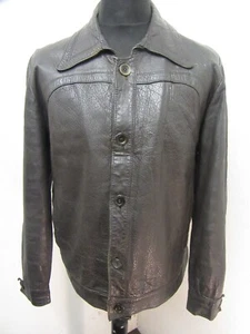 VINTAGE LEATHER ROYAL APPOINTMENT TRUCKER SPORTS JACKET SIZE M - Picture 1 of 16