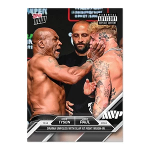 Mike Tyson/Jake Paul - 2024 Boxing Topps NOW Card 3 - Picture 1 of 2