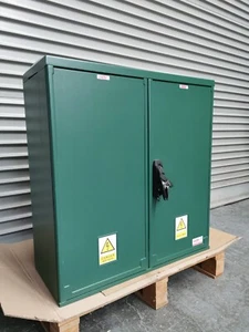 GRP Electric Enclosure, Kiosk, Cabinet, Meter Box, Housing (W800, H800, D320)mm - Picture 1 of 5