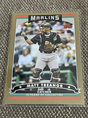 2006 Topps - Gold #366 Matt Treanor /2006 - Marlins - Image 1 of 2