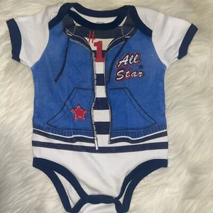 Mon Cheri Baby FUTURE EXEC One Piece Bodysuit Top Shirt Boy  6-9 months - Picture 1 of 5