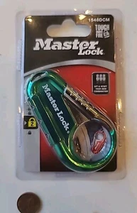 Master Lock Zaino Lucchetto Combinazione Resettabile Bagaglio 1548DCM Verde Misp - Foto 1 di 4