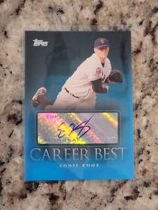 2009 Topps Career Best Auto Eddie Kunz #CBA-EK Auto
