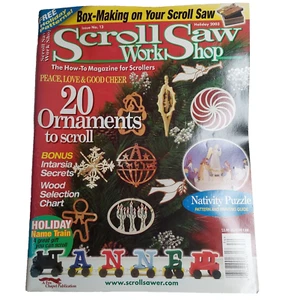 SCROLL SAW WORK SHOP Holiday 2003 How To Wood Crafters Project Unopened Patterns - Imagen 1 de 6