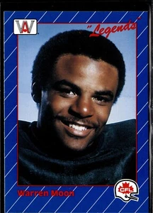 1991 AW Sports Football Legends #19 WARREN MOON Houston Oilers F8 - Picture 1 of 2