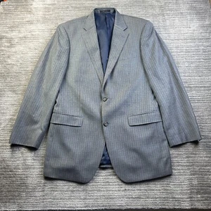 Ralph Lauren Jacket Mens 40L Gray Plaid Plaid 2 Button Blazer Sport Coat - Picture 1 of 13
