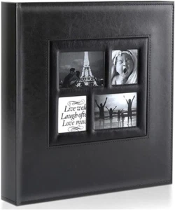 Photo Album 4x6 500 Pockets Photo, Extra Large Capacity Family Wedding Picture - Picture 1 of 8
