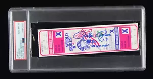 Pete Rose Signed 1980 World Series Ticket (phantom ticket) Inscribed "1980 W.S. - Picture 1 of 2