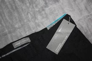 NWT DOCKERS Men's 36 X 30 Wool Blend Gabardine Dress Pants Black - Picture 1 of 10
