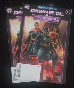 Dawn of DC Knight Terrors #1 Comic Book 2023 - DC FCBD Free Comic Book Day SE - Picture 1 of 2