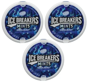 3x Eis Breakers Minz Coolmint Zucker Gratis Mit Kühlung Kristalle American Süßes - Bild 1 von 2