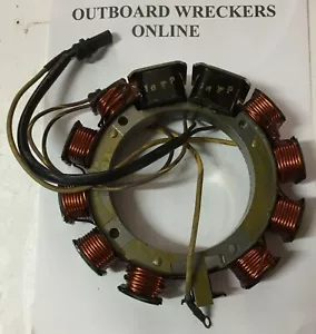 GENUINE NEW JOHNSON EVINRUDE STATOR 35AMP V6 150HP - 235HP 0583668 CROSSFLOW - Picture 1 of 2