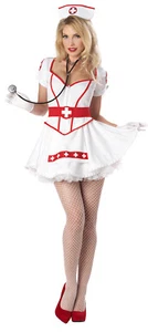 Sexy Doctor Nurse Heart Breaker Adult Women Costume - Picture 1 of 1