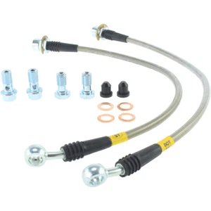 StopTech 950.61001 Front Braided Stainless Brake Line Kit for 94-04 Ford Mustang - Picture 1 of 2