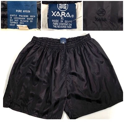 PANTALONES CORTOS DE FÚTBOL HOMBRE XARA SATINADO NEGRO TALLA XL Foto 1 de 4