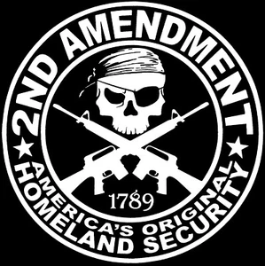 Pegatina 2ª Enmienda - Calcomanía Derechos de Armas 2A - Imagen 1 de 2