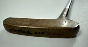 Wilson Blade Putter Sam Snead 345 Pay-Off Brass Head 27.5" Vintage RH/LH - Picture 1 of 8