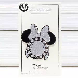 Disney Pin - Minnie Mouse Bride Mrs. Wedding Ring - Picture 1 of 2