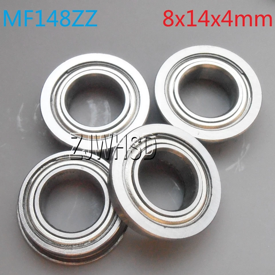 4pcs MF148zz Sealed Flange Bearing 8 x 14 x 4 mm for TAMIYA TRAXXAS RC Hobby DIY - Image 1 of 1