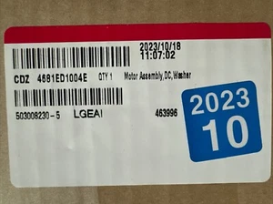 New Original OEM 4681ED1004E LG Motor Assembly,dc,washer - Picture 1 of 1
