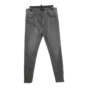 Pantalones de mezclilla ajustados Orquídea Ámbar Negro Talla 32 Liquify Nublado Gris Lavado ELÁSTICOS - Imagen 1 de 9